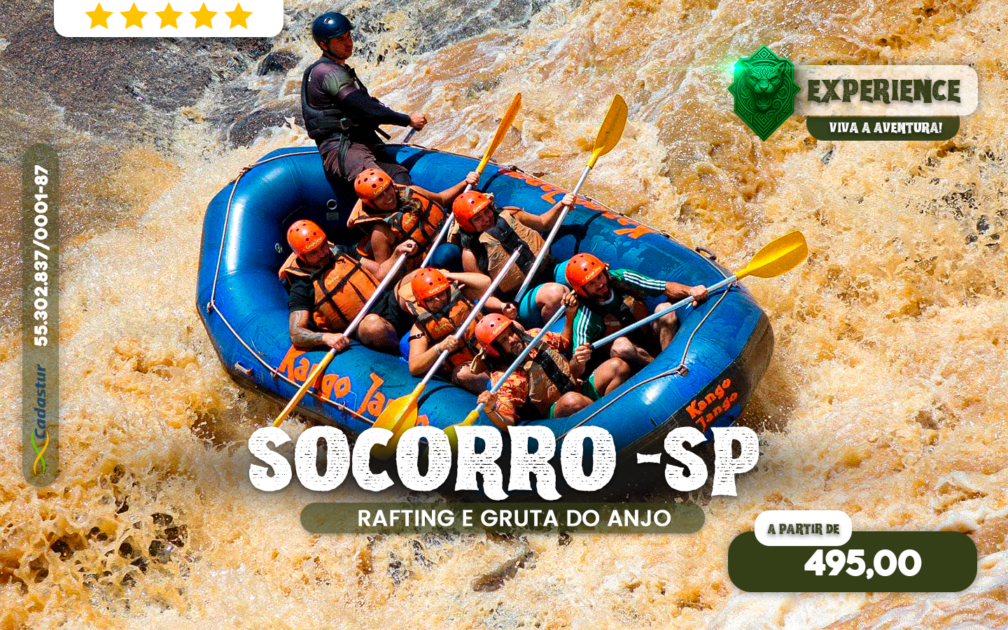 Socorro — SP, rafting e Gruta do Anjo